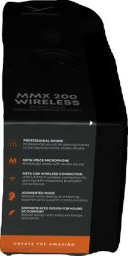 Beyerdynamic MMX 200 Ausinės Žaidimams, Over-Ear, Belaidės, Juodas | Beyerdynamic