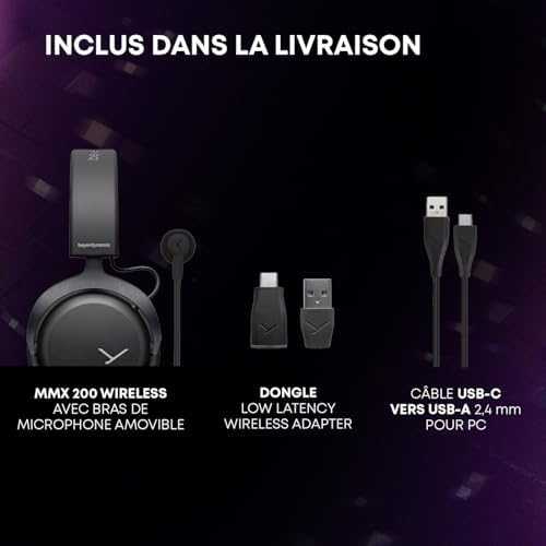 Beyerdynamic MMX 200 Ausinės Žaidimams, Over-Ear, Belaidės, Juodas | Beyerdynamic