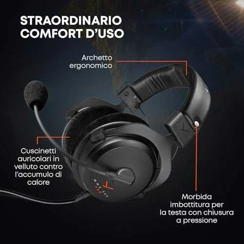 Beyerdynamic MMX 300 Pro Laidinės žaidimų ausinės | Closed-Back | 3.5 mm, Juodos spalvos