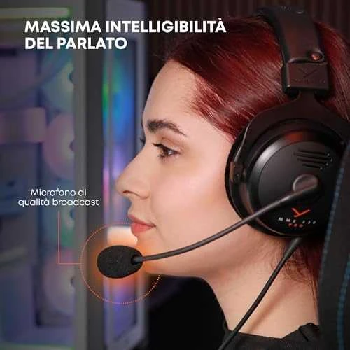 Beyerdynamic MMX 330 Pro Laidinės žaidimų ausinės | Open-Back | Juoda | 3.5 mm