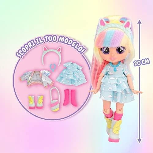 Cry Babies Lėlė IMC Toys BFF Fashion Doll Jenna 904361, 20 cm