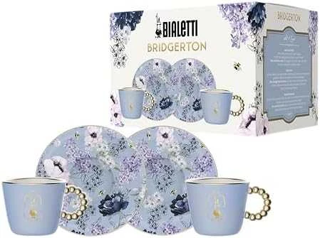 Bialetti Bridgerton Do Espresso 2 vnt. x 80 ml mėlyna