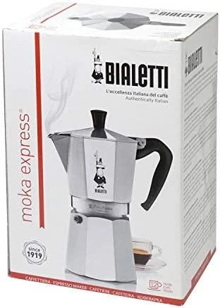 Bialetti Moka Express Moka kavinukas 0.775 L Aliuminio, Juodas