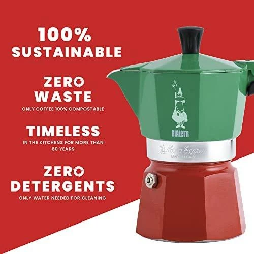 Moka kavinukas Bialetti Moka Express Italia 6 cups