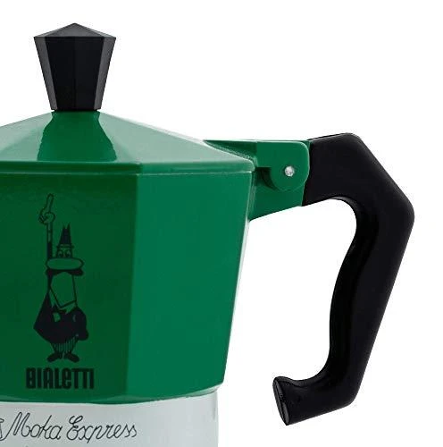 Bialetti Moka Express Italia 3TZ (150 ml) raudona-žalia