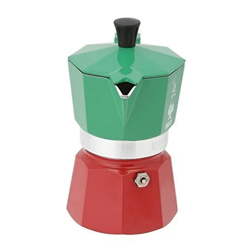 Bialetti Moka Express Italia 3TZ (150 ml) raudona-žalia