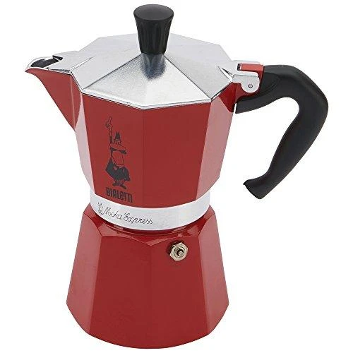 Moka puodas BIALETTI Moka Express (Netaikoma, raudona spalva)