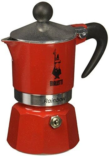 Bialetti Rainbow raudonas kavinukas 1 tūrinio vieneto