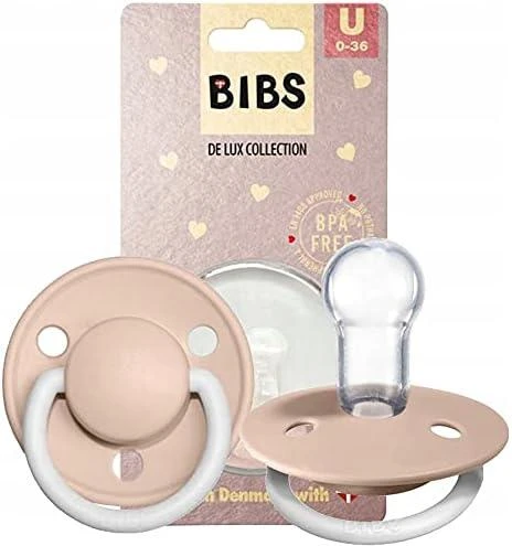 BIBS 1010256 DE LUX ONE SIZE BLUSH NIGHT čiulptukas
