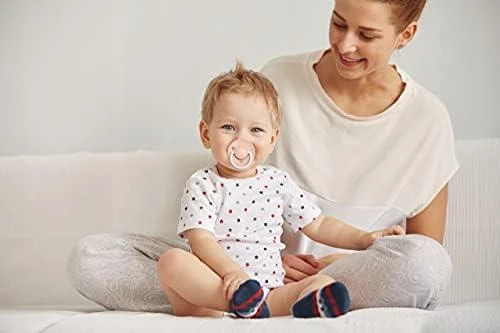 BIBS 1010256 DE LUX ONE SIZE BLUSH NIGHT čiulptukas