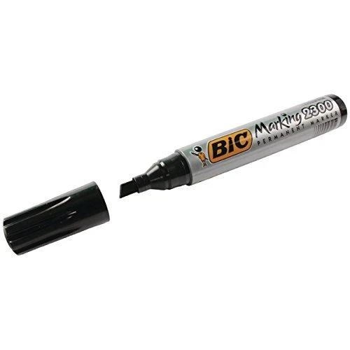 Bic Permanentinis žymeklis Eco 2300 4-5 mm, juodas, pakuotėje 12 vnt. 300096