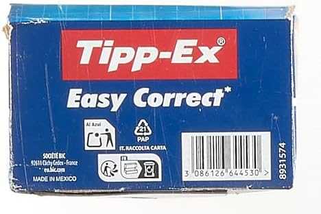 Bic Korektorius Tipp-Ex Correct 12 m juosta 5 mm 10 vnt