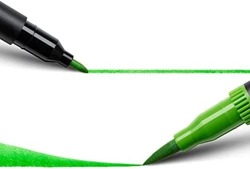Bic Flomasteriai Intensity Dual Tip, dvipusiai, 12 spalvų rinkinys