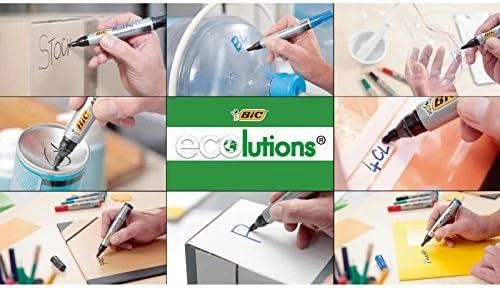 Bic Permanentinis žymeklis Eco 2000 2-5 mm, mėlynas, pakuotėje 12 vnt. 000064
