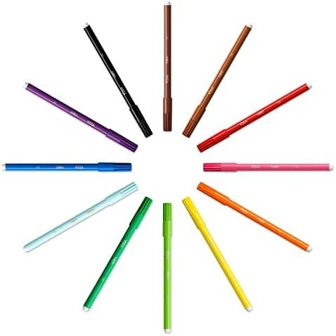 Bic Kid Couler flomasteriai, PlastiDecor kreidelės ir Evolution spalvoti pieštukai
