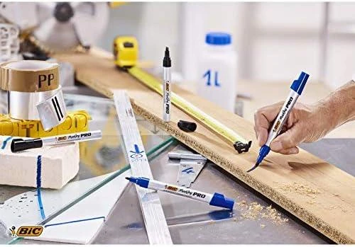 Bic Marker Marking PRO juoda (12szt) BIC