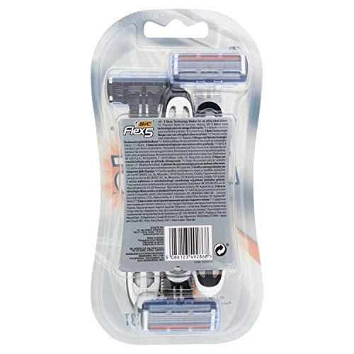 „Bic Bic Flex 5“ skustuvai, 1 pakuotė – 3 vnt.