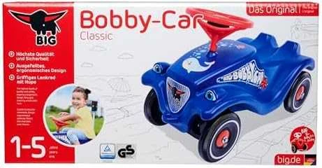 Smoby BIG Vaikiškas Automobilis Bobby Car Su Delfino Piešiniu