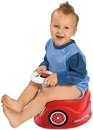 BIG Nocnik Bobby Car raudonas automobilis su vairu