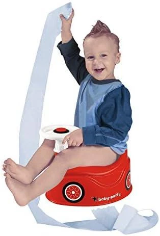 BIG Nocnik Bobby Car raudonas automobilis su vairu