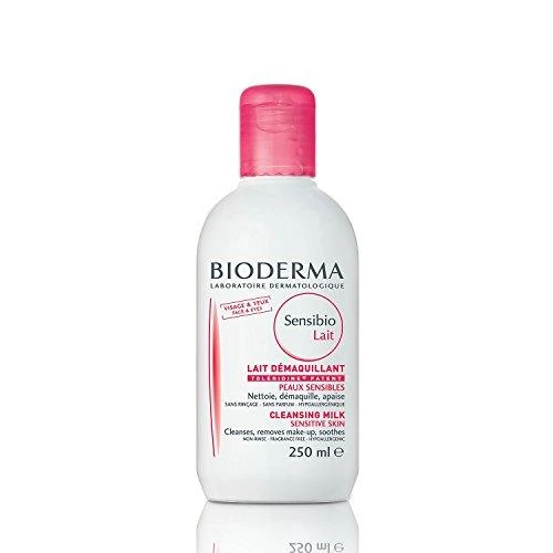 BIODERMA Sensibio Lait Cleansing Milk pienelis jautriai odai, 250 ml