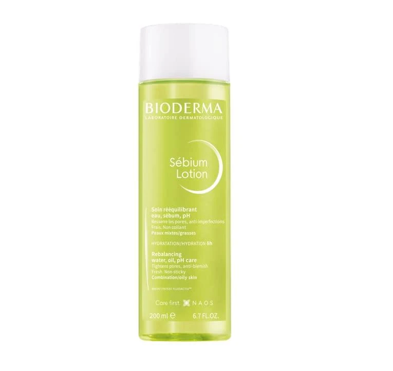 BIODERMA Sébium Lotion Rebalancing Facial Lotion ir Purškiklis
