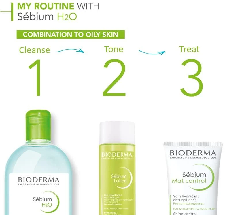 BIODERMA Sébium Lotion Rebalancing Facial Lotion ir Purškiklis