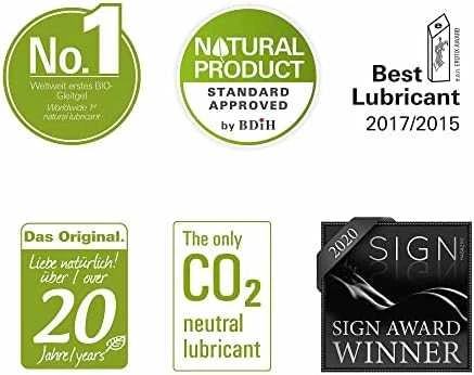 Joydivision Bioglide Natural Vandens pagrindo 100% veganiškas lubrikantas (150 ml)