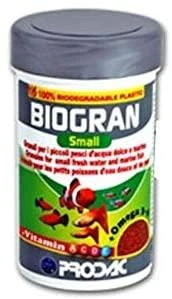 Prodac Biogran Small smulkios granulės visų rūšių mažoms žuvims 100ml 45g