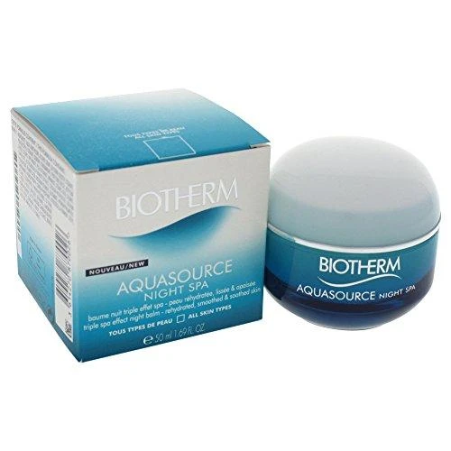 Biotherm Aquasource Night Spa naktinis veido kremas-kaukė, 50 ml