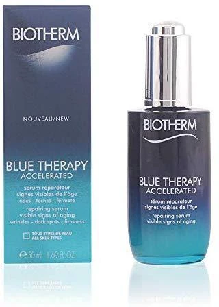 Biotherm Mėlyna Therapy Serum Accelerated Skin Serum senėjimą lėtinančio poveikio veido serumas, 50 ml