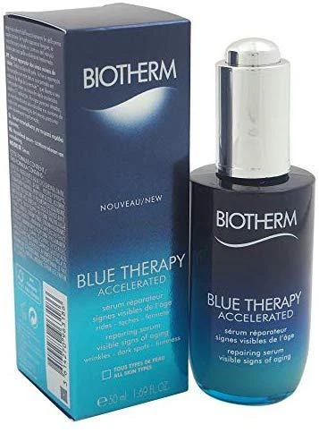 Biotherm Mėlyna Therapy Serum Accelerated Skin Serum senėjimą lėtinančio poveikio veido serumas, 50 ml