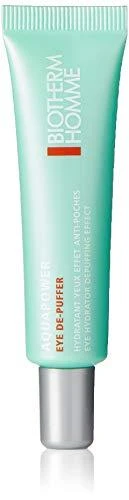 Biotherm Homme Aquapower Eye Hydrator Depuffing Effect vėsinantis paakių gelis vyrams, 15 ml