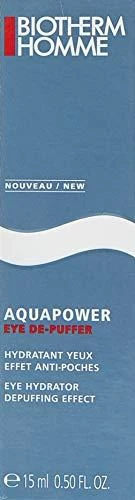 Biotherm Homme Aquapower Eye Hydrator Depuffing Effect vėsinantis paakių gelis vyrams, 15 ml