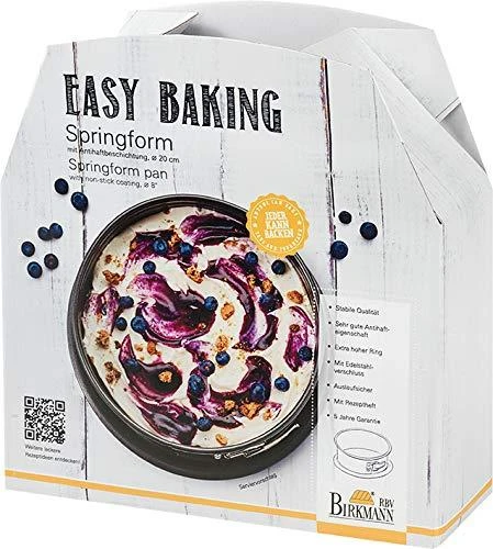 Spyruoklinė keptuvė su nuimamu dugnu EASY BAKING - 20 cm / Birkmann