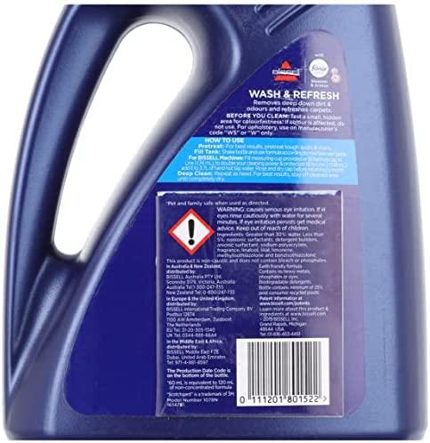 Bissell Wash and Refresh Febreze, 1,5 litro, 2x koncentruota, mėlyna