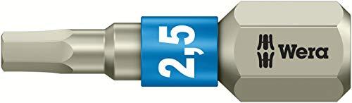 Antgalių rinkinys Wera Bit-Check 30 Stainless 1, 25mm, Blisteryje