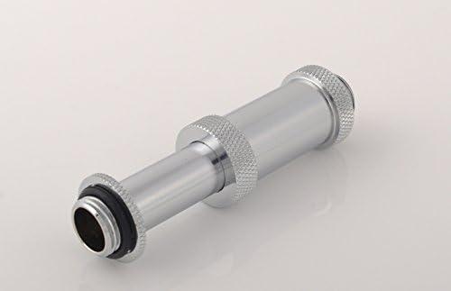 „Bitspower Aqua-Pipe II“ (41–69 mm) AGB vamzdžiams – G1/4 spalvos, blizgus sidabrinis