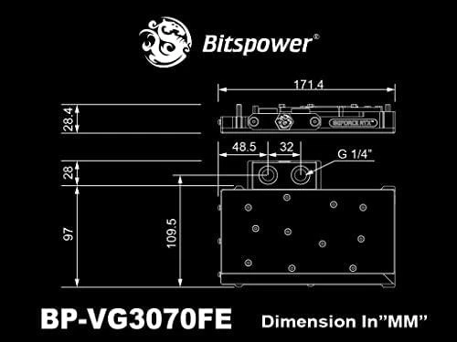 Bitspower Classic RTX 3070 Founders Edition, ARGB – akrilas
