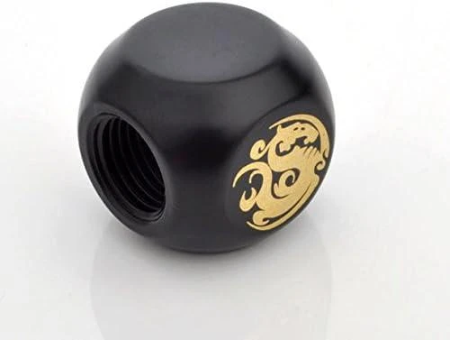 Bitspower adapteris T formos skirstytuvas 3x G1/4 colio IG – anglies juodumo