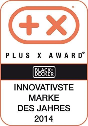 Black & Decker „Juodas & Decker“ 45 antgalių ir galvučių rinkinys 1/4' terkšlei Juodas+DECKER [A7039-XJ]