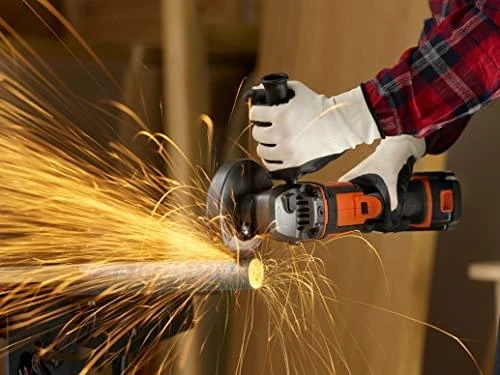 Black & Decker Juodas & Decker Juodas & Decker Juodas & Decker akumuliatorinis kampinis šlifuoklis BCG720M1 - 18Volt