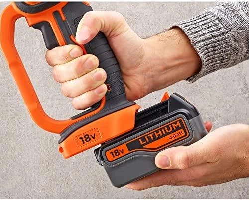 Black & Decker šlifuoklio akumuliatoriaus prijungimas