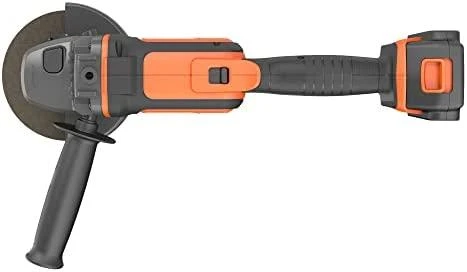 Akumuliatorinis kampinis šlifuoklis BCG720M1, vaizdas iš viršaus