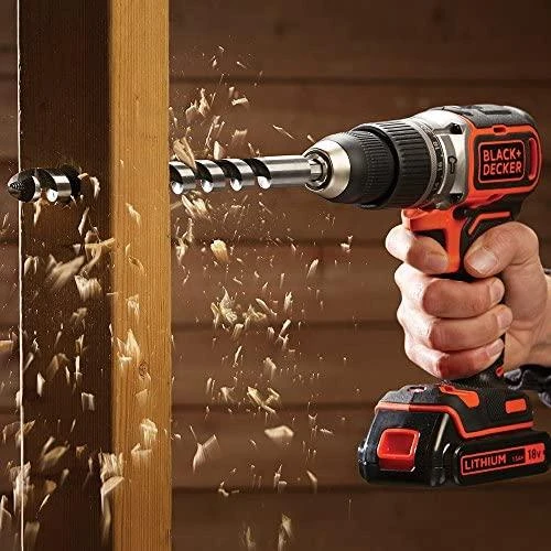 Black & Decker Juodas & Decker Suktuvas-gręžtuvas Juodas & Decker BL188N-XJ; 18 V (be akumuliatoriaus ir pakrovėjo)