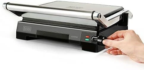 Black & Decker juodas+decker Electric grill Juodas & Decker BXGR2200E (2200W)