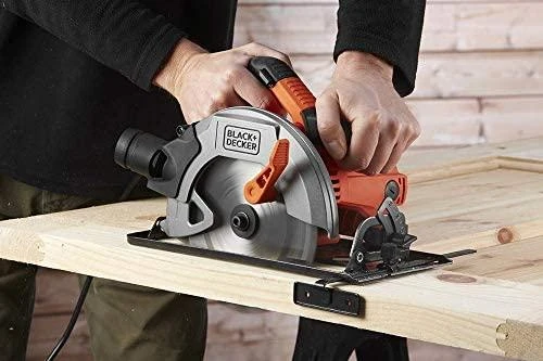 Black & Decker Juodas & Decker Diskinis pjūklas Juodas & Decker CS1550-QS