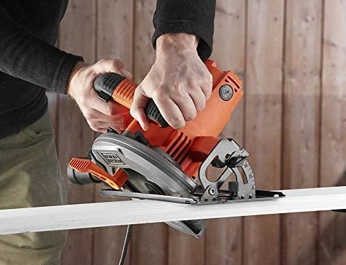 Black & Decker Juodas & Decker Diskinis pjūklas Juodas & Decker CS1550-QS