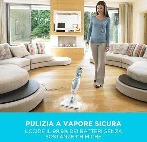 Dulkių siurblys Black & Decker „Juodas & Decker“ garinė šluota 1600 W Juodas & Decker [FSM1630-QS]