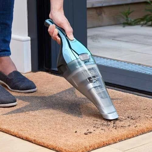 Dulkių siurblys Black & Decker Juodas & Decker NVC220WBC handheld vacuum Mėlyna, Chrome Bagless